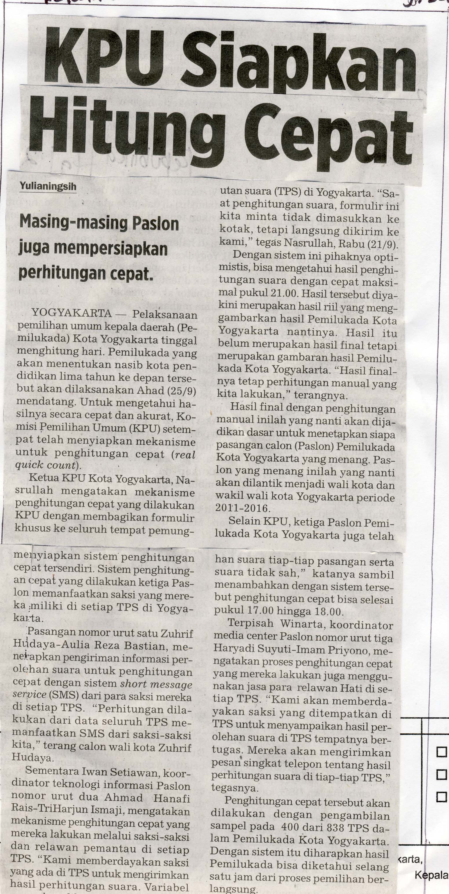 Kliping jogja terbaru